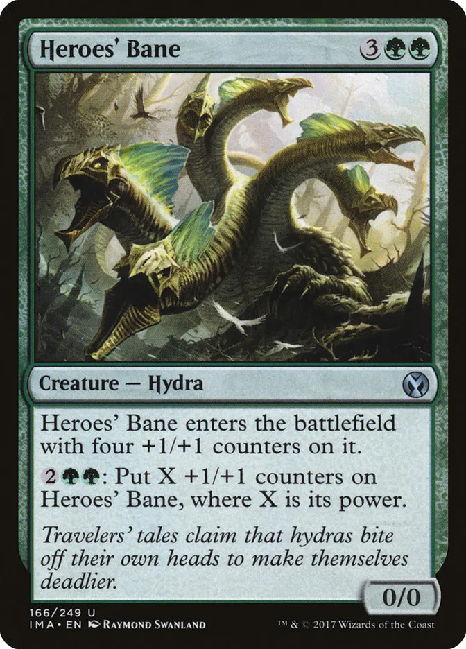 2017 Iconic Masters Heroes' Bane uncommon #166 unlisted card image