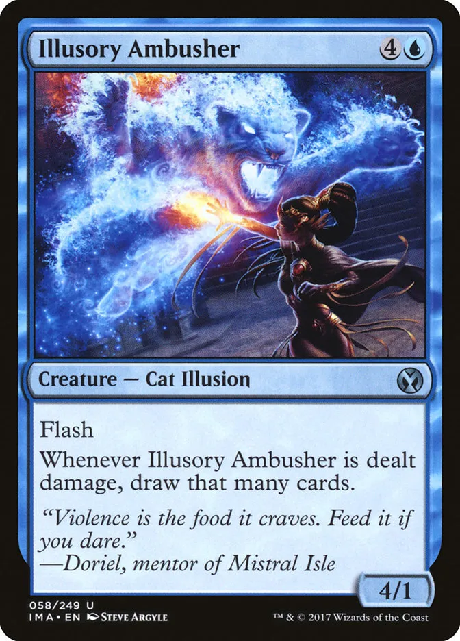 2017 Iconic Masters Illusory Ambusher uncommon #58 unlisted card image