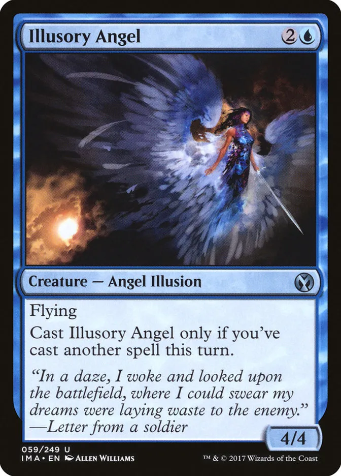2017 Iconic Masters Illusory Angel uncommon #59 unlisted card image