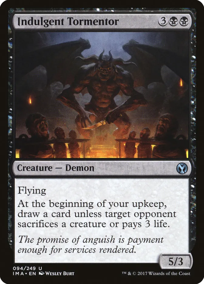 2017 Iconic Masters Indulgent Tormentor uncommon #94 unlisted card image