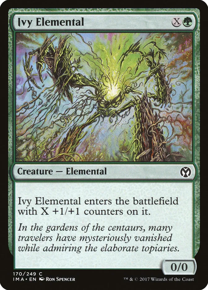 2017 Iconic Masters Ivy Elemental common #170 unlisted card image