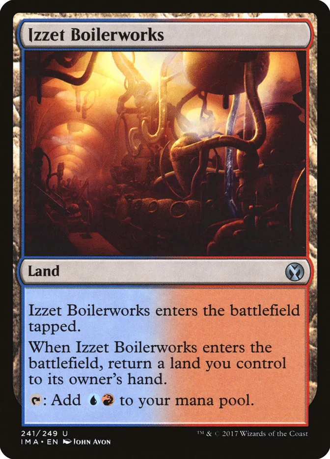 2017 Iconic Masters Izzet Boilerworks uncommon #241 unlisted card image