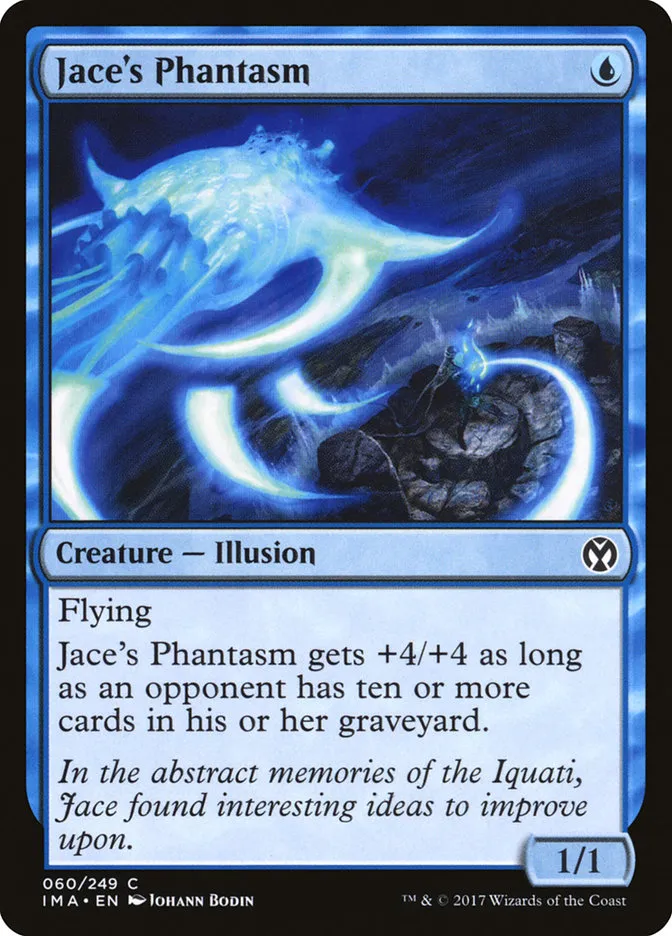 2017 Iconic Masters Jace's Phantasm common #60 unlisted card image