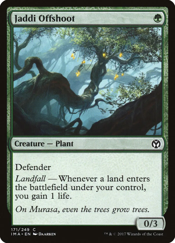 2017 Iconic Masters Jaddi Offshoot common #171 unlisted card image