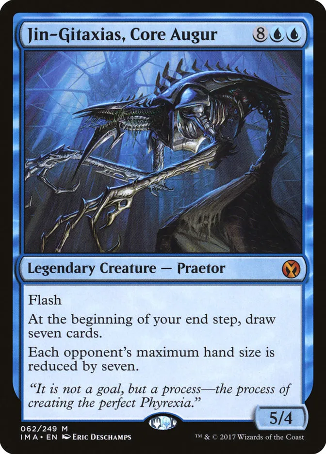 2017 Iconic Masters Jin-Gitaxias, Core Augur mythic #62 unlisted card image