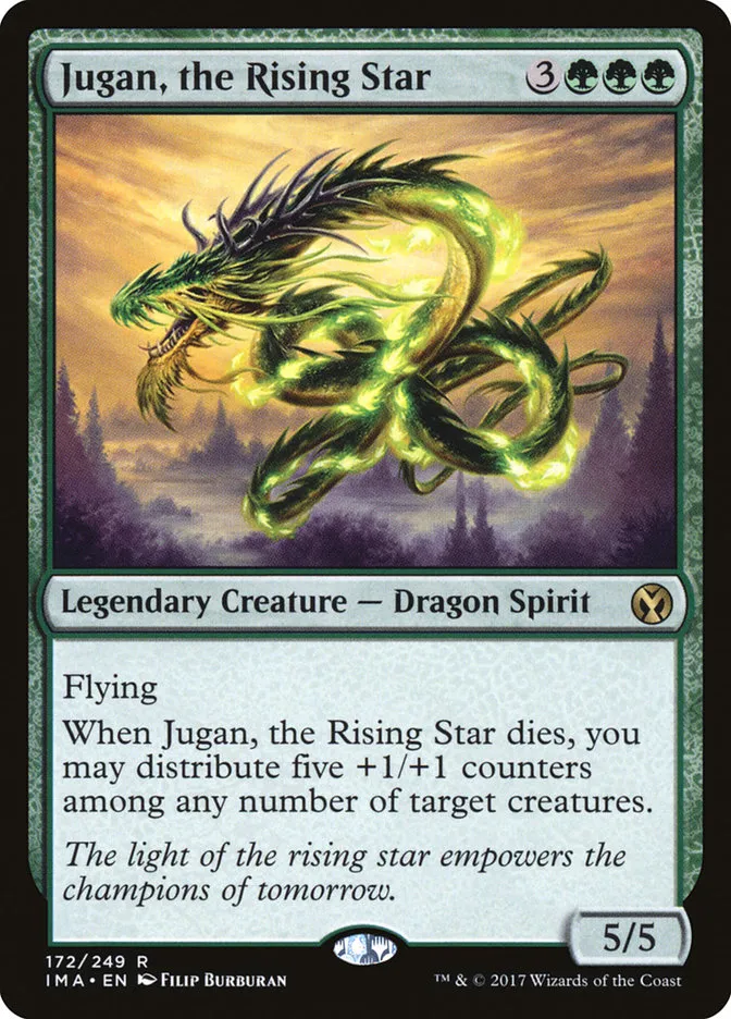 2017 Iconic Masters Jugan, the Rising Star rare #172 unlisted card image
