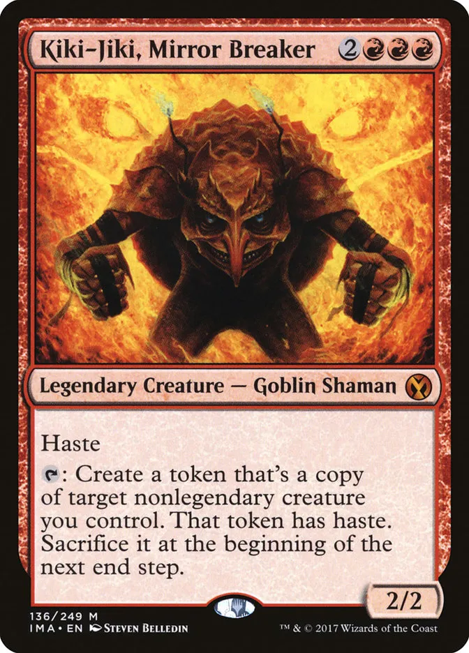 2017 Iconic Masters Kiki-Jiki, Mirror Breaker mythic #136 unlisted card image