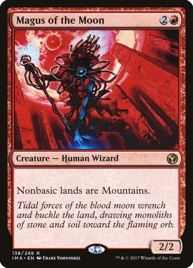 2017 Iconic Masters Magus of the Moon rare #138 unlisted card image