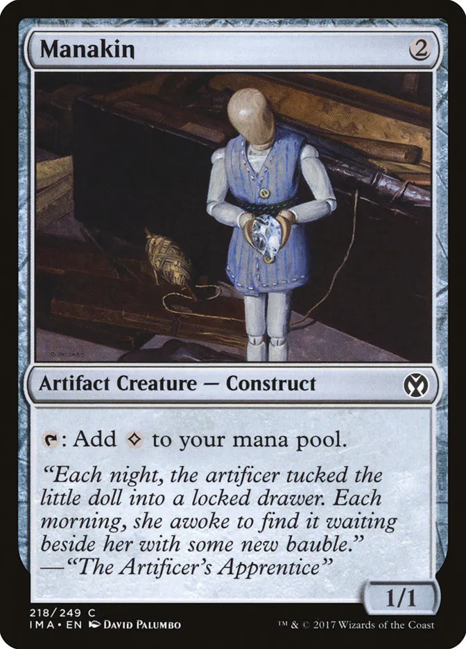 2017 Iconic Masters Manakin common #218 unlisted card image
