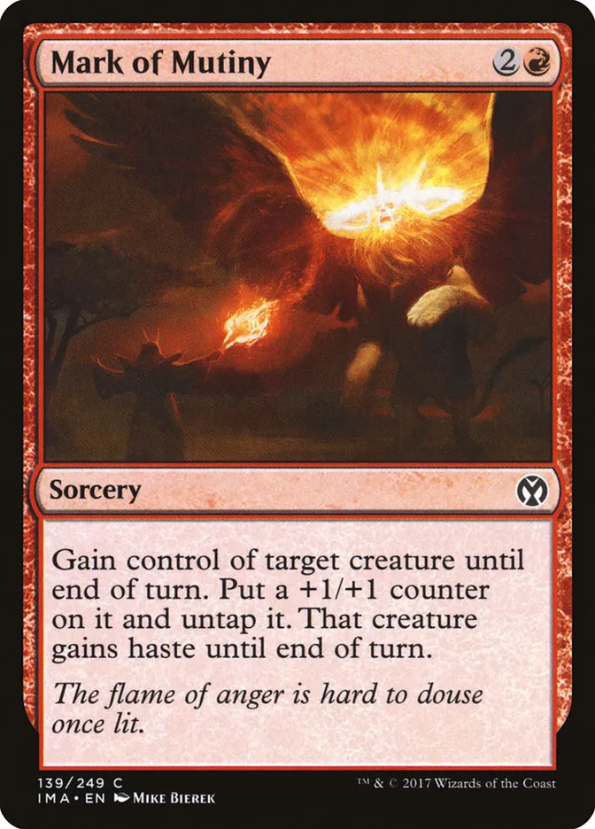 2017 Iconic Masters Mark of Mutiny common #139 unlisted card image