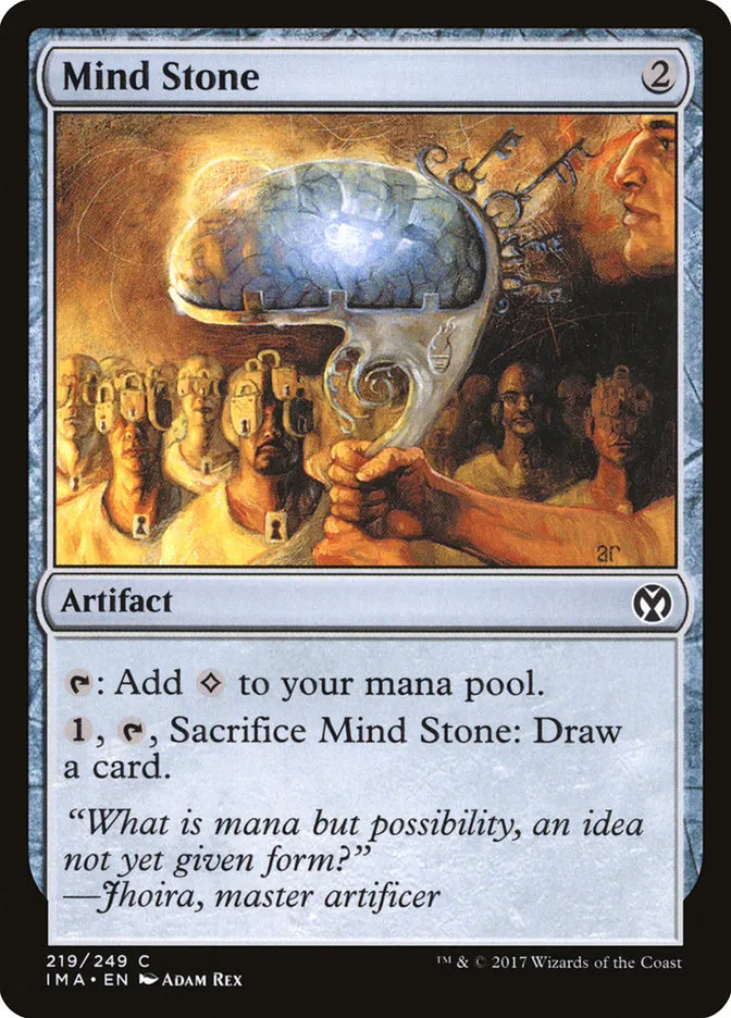 2017 Iconic Masters Mind Stone common #219 unlisted card image