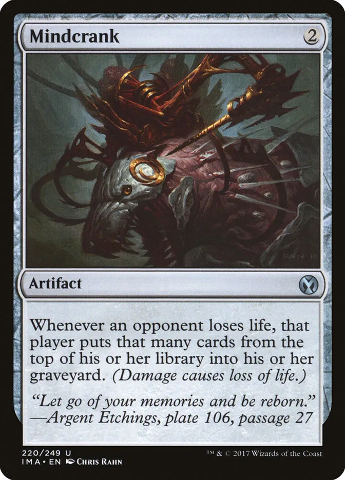 2017 Iconic Masters Mindcrank uncommon #220 unlisted card image