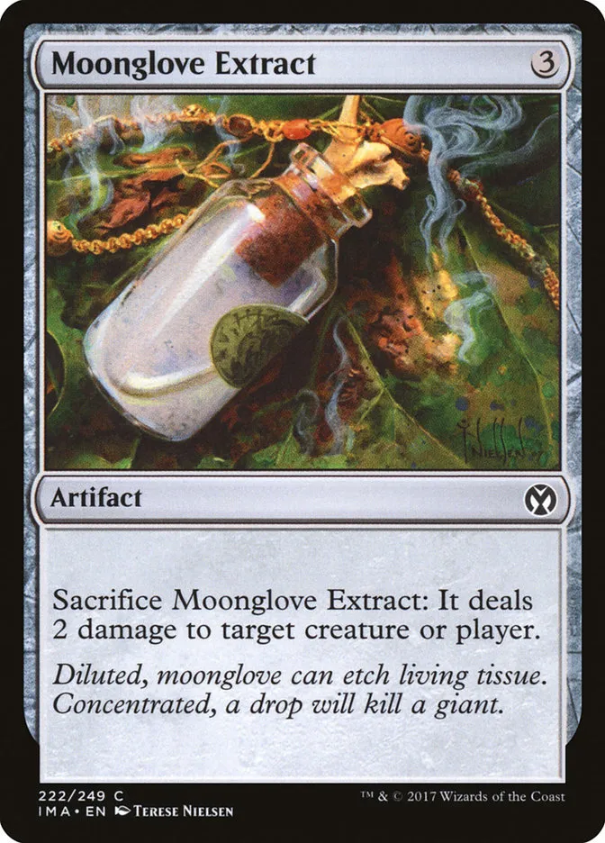 2017 Iconic Masters Moonglove Extract common #222 unlisted card image
