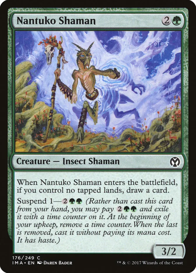 2017 Iconic Masters Nantuko Shaman common #176 unlisted card image