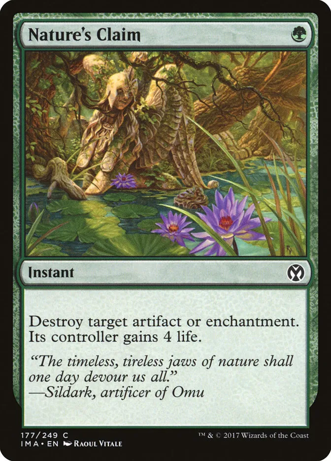 2017 Iconic Masters Nature's Claim common #177 unlisted card image