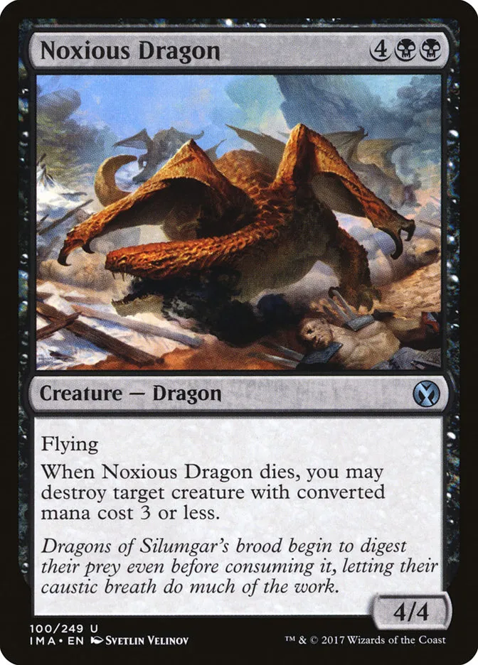 2017 Iconic Masters Noxious Dragon uncommon #100 unlisted card image