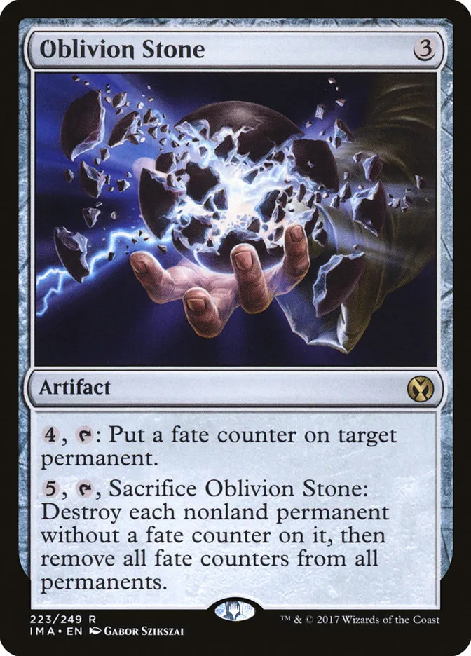 2017 Iconic Masters Oblivion Stone rare #223 unlisted card image