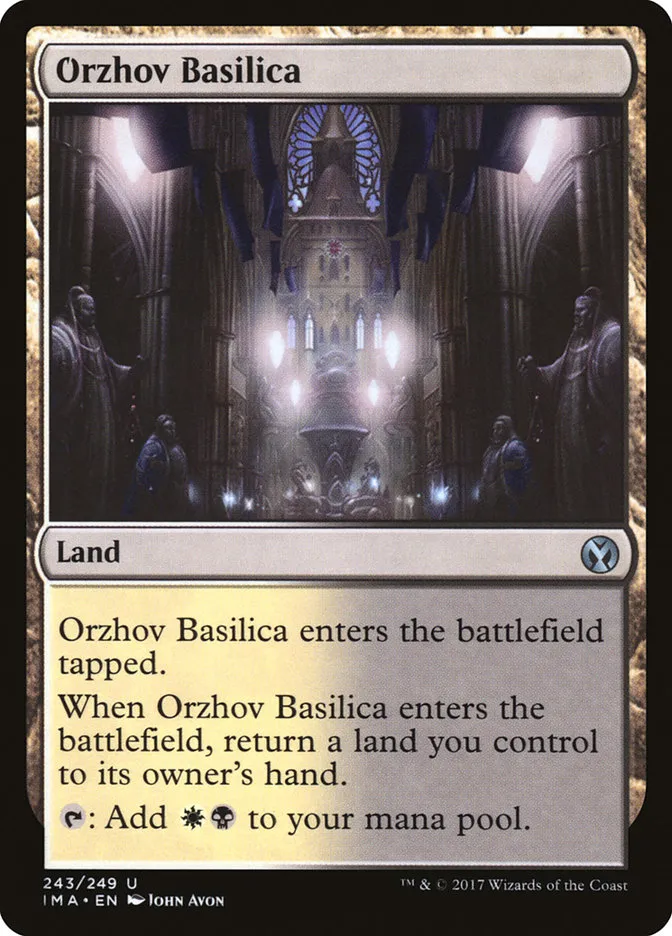 2017 Iconic Masters Orzhov Basilica uncommon #243 unlisted card image