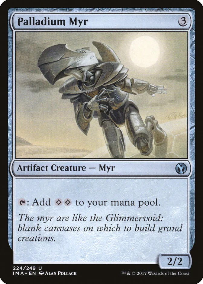 2017 Iconic Masters Palladium Myr uncommon #224 unlisted card image