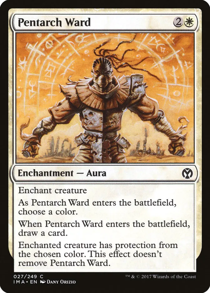 2017 Iconic Masters Pentarch Ward common #27 unlisted card image