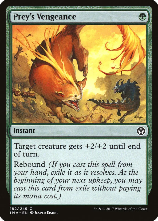 2017 Iconic Masters Prey's Vengeance common #182 unlisted card image