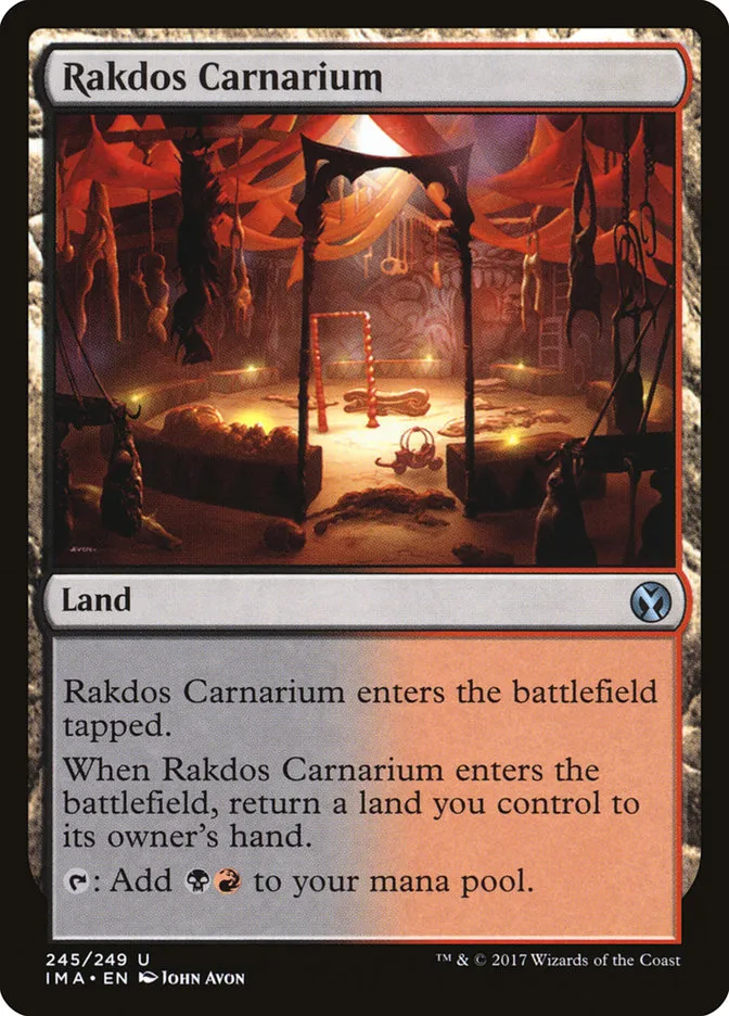 2017 Iconic Masters Rakdos Carnarium uncommon #245 unlisted card image