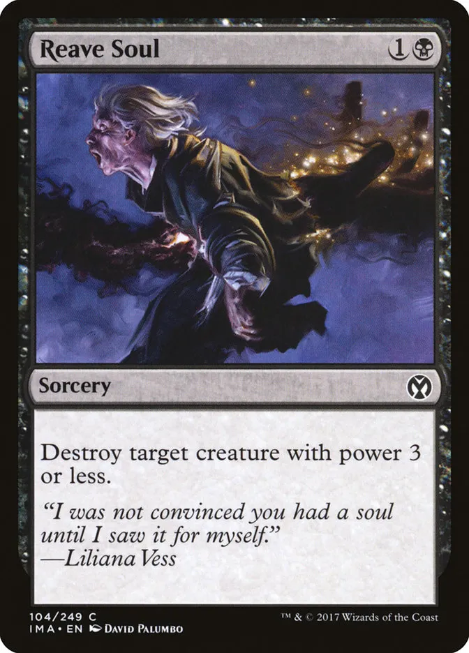 2017 Iconic Masters Reave Soul common #104 unlisted card image