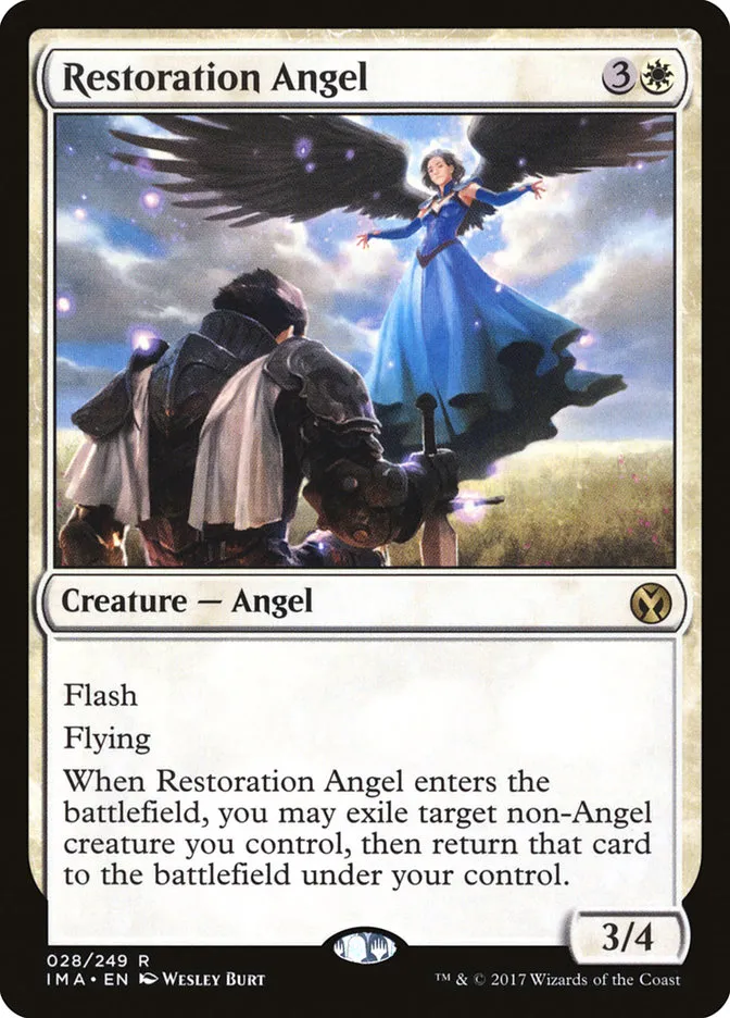 2017 Iconic Masters Restoration Angel rare #28 unlisted card image