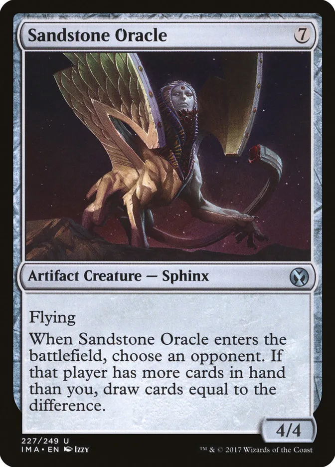 2017 Iconic Masters Sandstone Oracle uncommon #227 unlisted card image