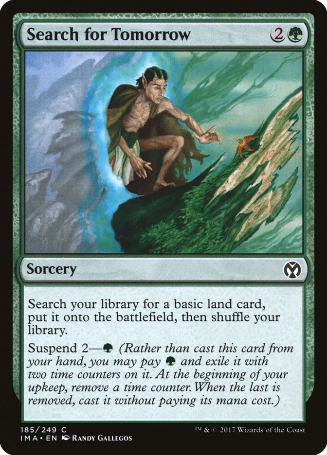2017 Iconic Masters Search for Tomorrow common #185 unlisted card image