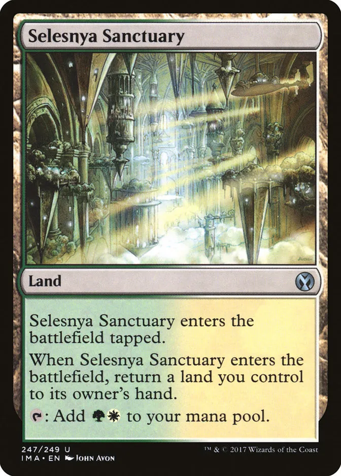 2017 Iconic Masters Selesnya Sanctuary uncommon #247 unlisted card image