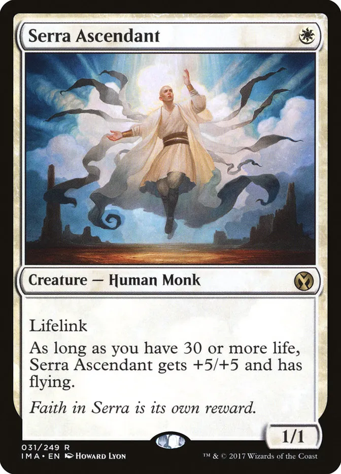 2017 Iconic Masters Serra Ascendant rare #31 unlisted card image