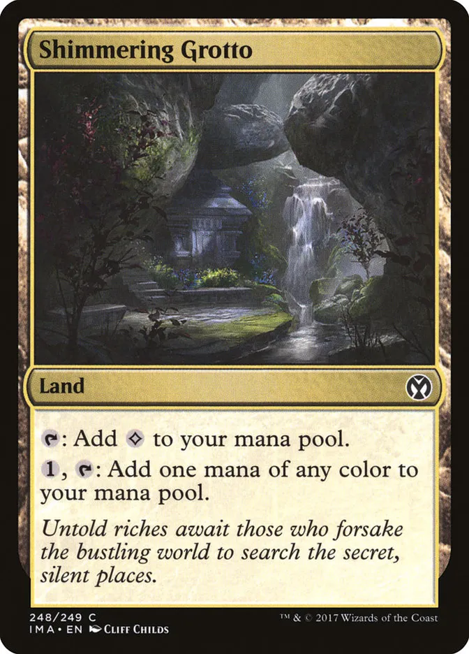 2017 Iconic Masters Shimmering Grotto common #248 unlisted card image