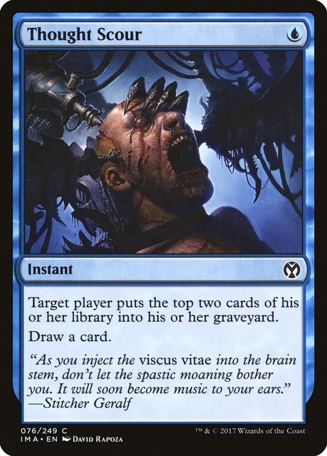 2017 Iconic Masters Thought Scour common #76 unlisted card image
