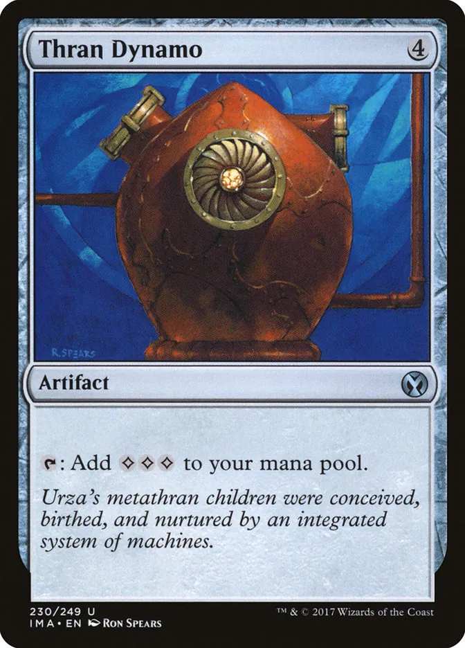 2017 Iconic Masters Thran Dynamo uncommon #230 unlisted card image