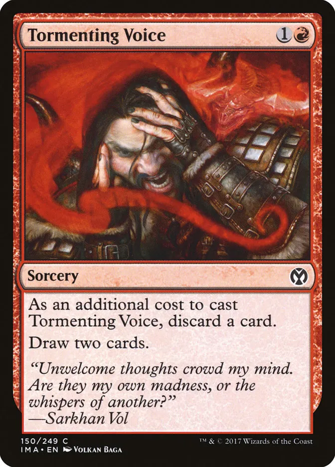 2017 Iconic Masters Tormenting Voice common #150 unlisted card image