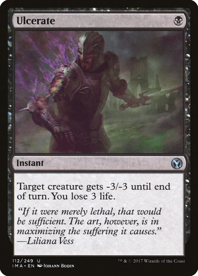 2017 Iconic Masters Ulcerate uncommon #112 unlisted card image