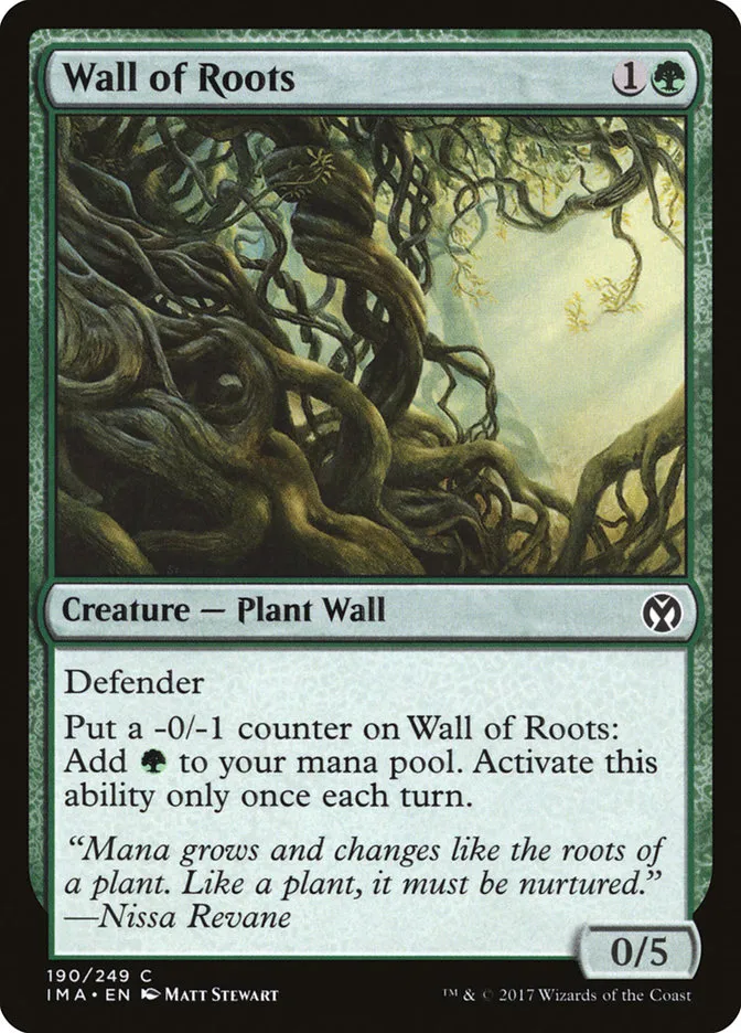 2017 Iconic Masters Wall of Roots common #190 unlisted card image