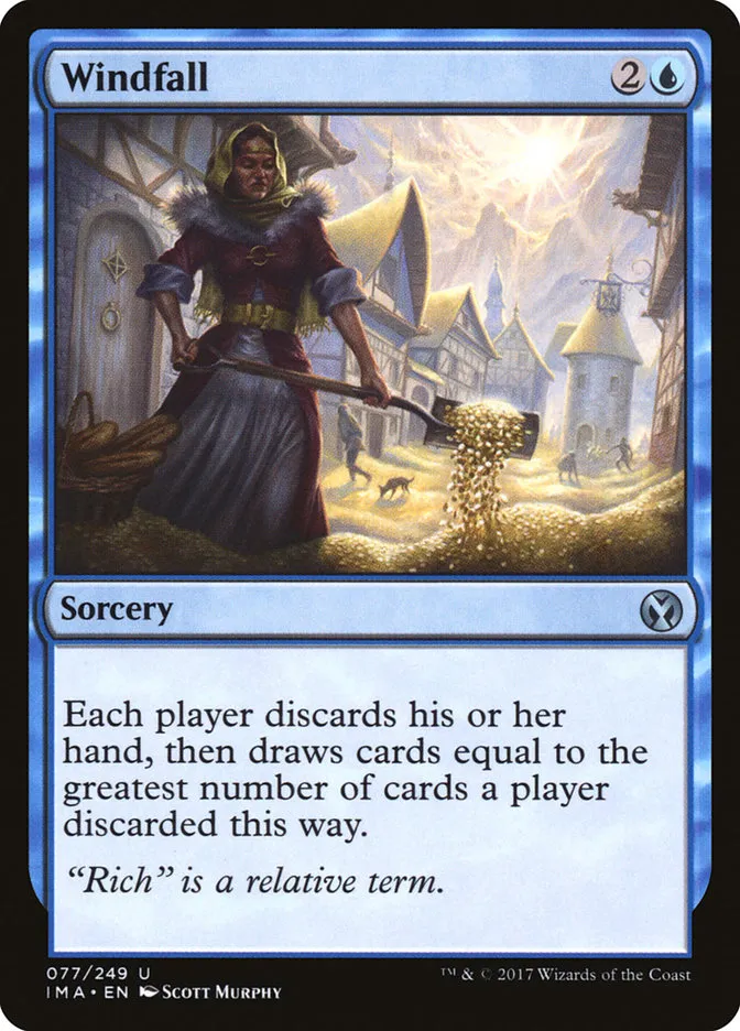 2017 Iconic Masters Windfall uncommon #77 unlisted card image