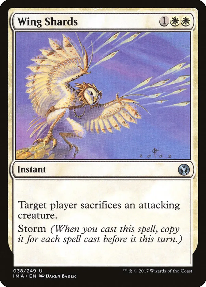 2017 Iconic Masters Wing Shards uncommon #38 unlisted card image