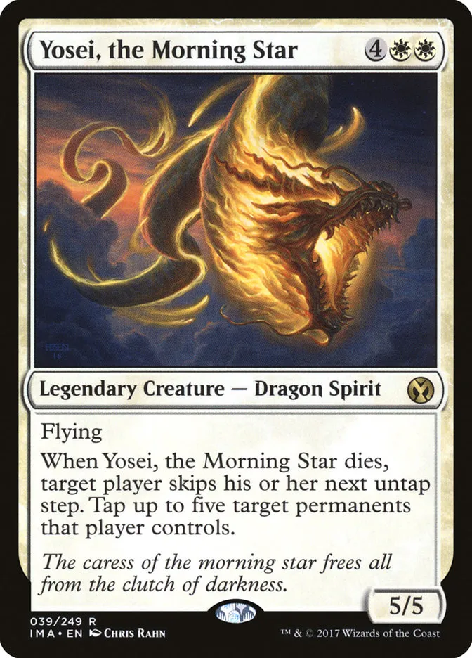 2017 Iconic Masters Yosei, the Morning Star rare #39 unlisted card image