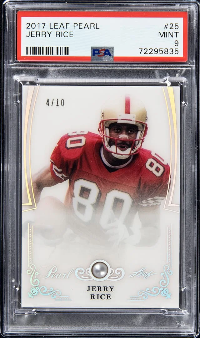 2017 Leaf Jerry Rice Pearl #25 card image
