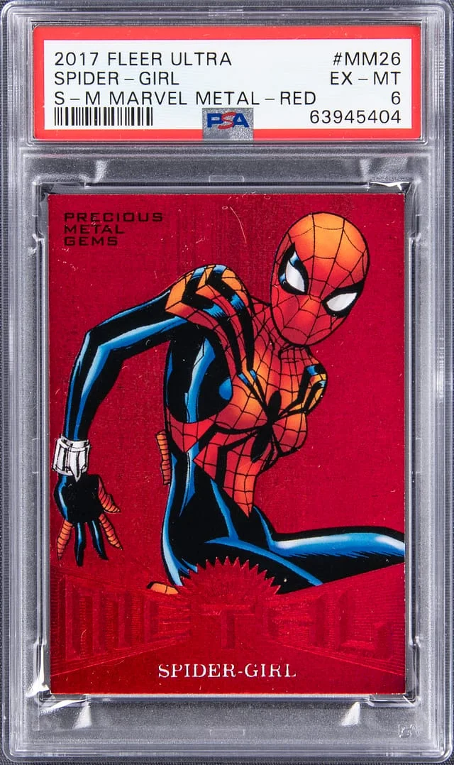 2017 Marvel Fleer Ultra PMG Spider-Girl #MM26 card image