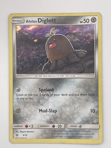 2017 McDonald's Collection 2017 Alolan Diglett McDonald's Promo #09/12 McDonald's Promo card image