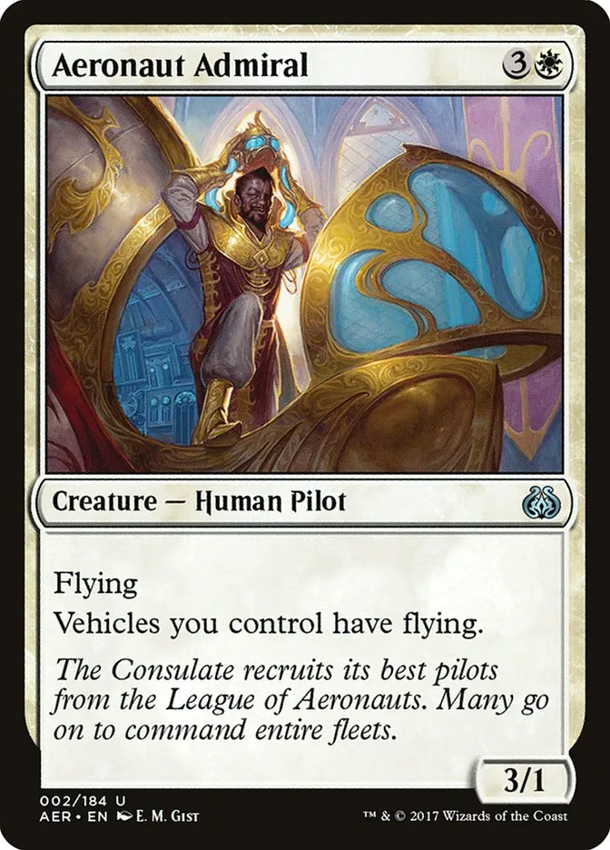 2017 Aether Revolt Aeronaut Admiral uncommon #2 uncommon card image
