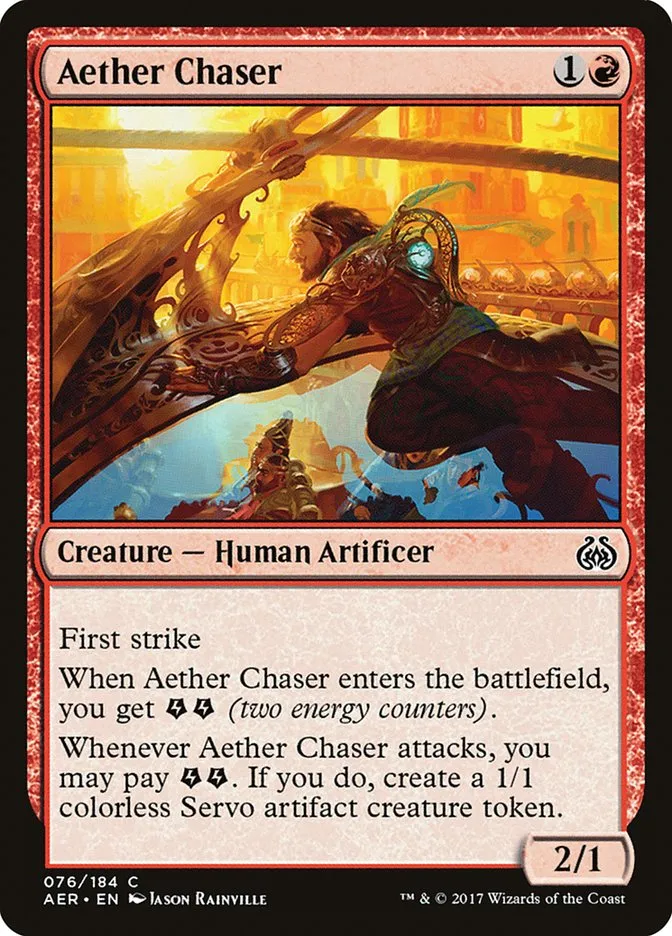 2017 Aether Revolt Aether Chaser common #76 common card image