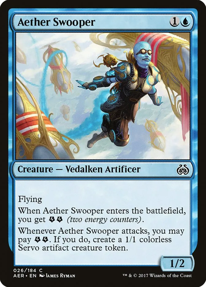 2017 Aether Revolt Aether Swooper common #26 common card image