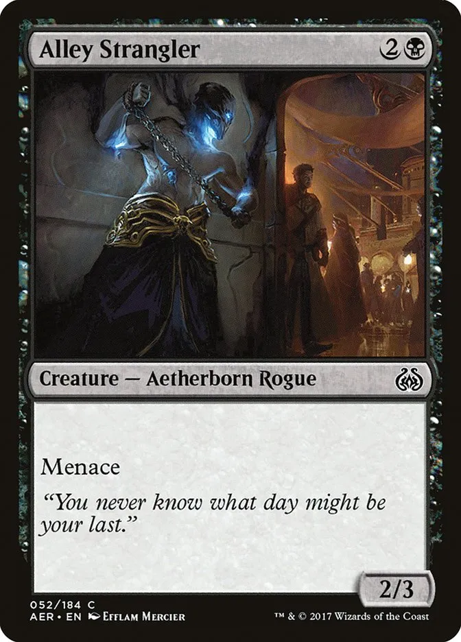 2017 Aether Revolt Alley Strangler #52 common card image