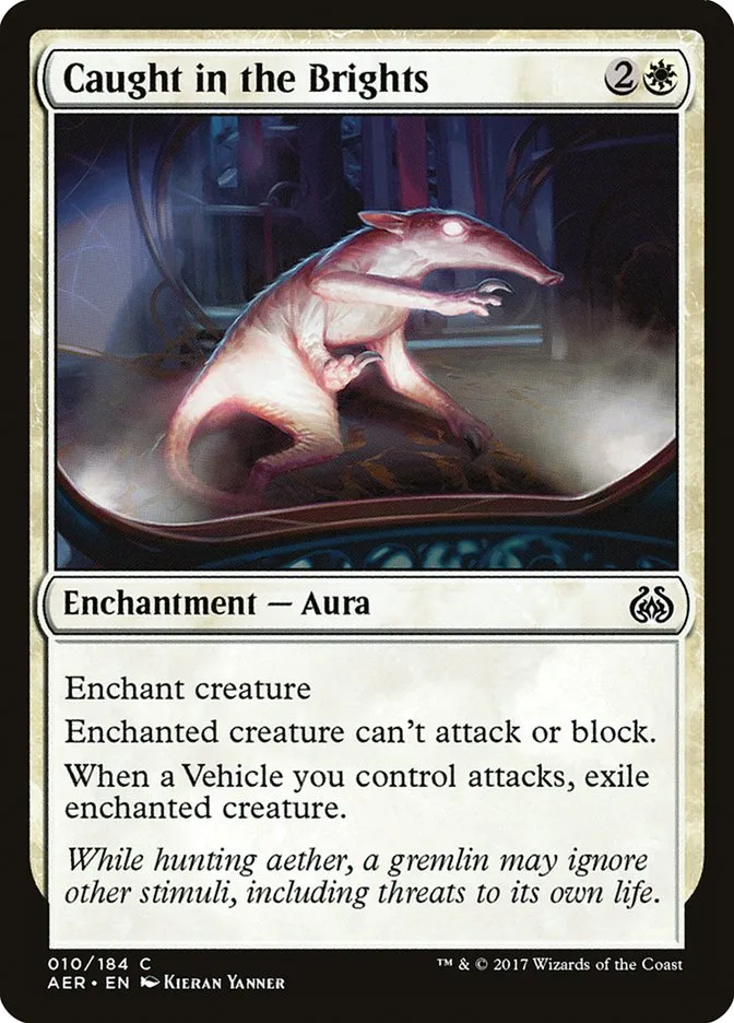 2017 Aether Revolt Caught in the Brights common #10 common card image