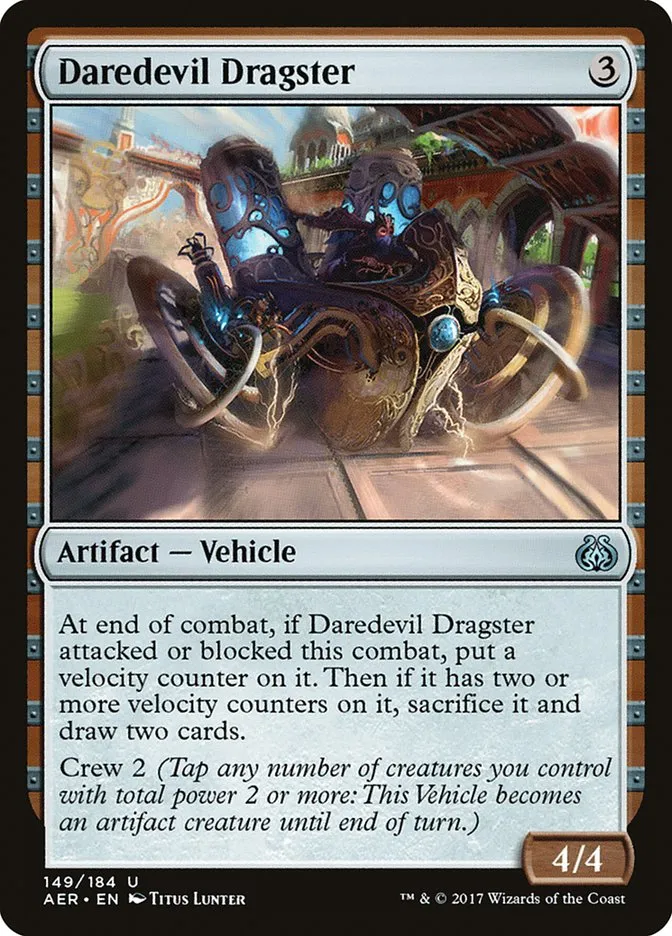 2017 Aether Revolt Daredevil Dragster uncommon #149 uncommon card image